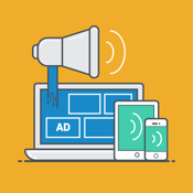 Display ads work by using a pushing effect