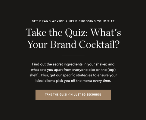 Whats Your Brand Cocktail