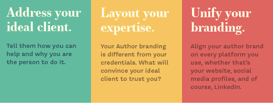 To build up your author brand